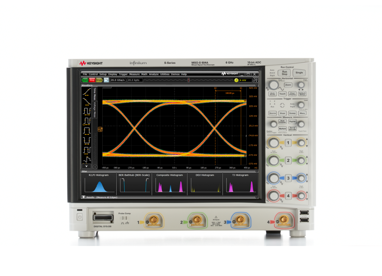 Осциллограф высокого разрешения Keysight (Agilent) MSOS604A