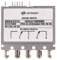 Коаксиальный коммутатор Keysight (Agilent) N1812UL, 5 портов,постоянный ток до 26,5 ГГц