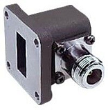 Волновод - адаптер типа N (f) Keysight (Agilent) X281A, диапазон X, 12,4 ГГц